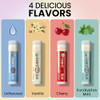 Lizardlips Natural Lip Balm Set Of 4 Usda Certification Lip Moisturizer Unflavored Vanilla Cherry Eucalyptus Mint Travel Friendly Everyday