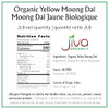 Jiva Organic Yellow Moong Dal 2 Lb Non Gmo Gluten Free Great For Kitchari Split Yellow Mung Beans