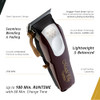 Wahl Professional 5 Star Magic Clip Cord Cordless Clipper Burgundy