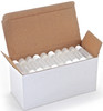 Vivaplex 50 Clear Empty 5.5 Ml Lip Balm Tubes With White Caps