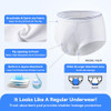 Carer Men S Washable Incontinence Underwear M65 3 Pack White Medium