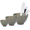 Appearus Silicone Facial Mask Mixing Bowl Set Dark Gray