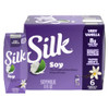 Silk Plant Based Shelf Stable Soy Milk Very Vanilla 8 Fl Oz 6 Count