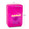 Smilegoods Strawberry Flavored Waxed 12 Yard Dental Floss Shred Resistant Nylon Floss Mini Sample Size For Giveaways Travel Kids Adults