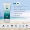 Absolutely Natural Spf 15 Mineral Sunscreen Broad Spectrum Water Resistant Moisturizer Lotion For Body And Face With Non Nano Zinc Oxide