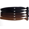 Black Hair Extensions 24 60Cm 130G 7Pcs Set Women Long Straight Synthetic Hair Full Head Clip In Hair Extensions Pieces 1 Jet Black