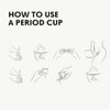 Lunette Menstrual Cup Reusable Period Cup Medical Grade Silicone