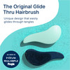 Crave Naturals Glide Thru Detangling Hairbrush That Glides Through Tangles For Wet Dry And Damaged Hair Gentle Detangler Styling Tool For