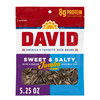 David Jumbo Sunflower Seeds Sweet And Salty Flavor 5.25 Oz. Pack Of 12