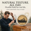 Seattle Pomade Co. Grooming Clay For Hair Usda Certified With Organic Essential Oils Beeswax Based.