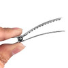 Super Z Outlet Silver Alligator Teeth Prongs Clips Holders For Hair Care Arts And Crafts Projects Dry Hanging Clothing Office Paper Document