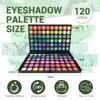 Pure Vie 120 Colors Eyeshadow Palette Matte Shimmer Blendable Eye Makeup