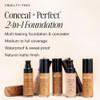 Milani Conceal Plus Perfect Liquid Foundation Makeup Light Beige 1 Fl. Oz