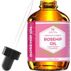 Leven Rose Organic Rosehip Seed Oil Cold Pressed Rose Hip Oil For Face 4Oz