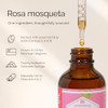 Leven Rose Organic Rosehip Seed Oil Cold Pressed Rose Hip Oil For Face 4Oz
