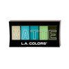 L.A. Colors 5 Color Matte Eyeshadow Teal Argyle Cem477