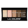 L.A. Colors 5 Color Matte Eyeshadow Tan Khaki Cem478