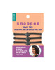 Snap Hair Ties For Thick Natural Curly Hair No Slip No Tension Pro Hair Tie Strong Ponytail Holder 3 Pack Black