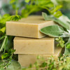 Chagrin Valley Soap And Salve Organic Herb Garden Organic Natural Shampoo Bar For All Hair Care Types Herbal Rosemary Scent 5.6 Oz Travel