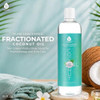 Pursonic Fractionated Coconut Oil Pure Unscented Carrier Oil 16 Oz