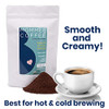 Mommee Coffee Half Caf Ground Low Acid Coffee 100 Percent Arabica Organic Coffee Beans With Smooth Caramel Flavor Medium Grind For Drip