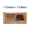 Nature S Bakery Whole Wheat Fig Bars Double Chocolate Brownie Real Fruit Vegan Non Gmo Snack Bar 1 Box With 12 Twin Packs 12 Twin Packs
