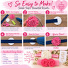 Bowtique Emilee Pink And Gold Hairband Kit Makes Over 30 Headbands Baby Shower Headband Station Diy Headband Kit Includes 50 60 Pieces For