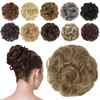 Feshfen Messy Bun Hair Piece Wavy Synthetic Chignon Scrunchies For Instant Volume Elastic Ponytail Bun Hair Extensions Thick Hairpieces For