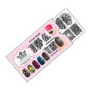 Pueen Nail Art Stamping Plate Marble Paradise 01 Theme Park Collection 125X65Mm Unique Nailart Polish Stamping Manicure Image Plates
