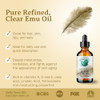Bella Terra Oils Clear Emu Oil 8 Oz Harnessing The Power Of Pure Emu Abundant In Natural Nutrients And Fatty Acids Elevate Your Skin S Glow