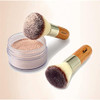 Matto 2 Piece Short Makeup Brush Set With Powder And Foundation Brushes