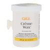Gigi Crème Wax Microwave Hair Removal Wax for Face & Body, Gentle Soft Wax Formula for Fine To Coarse Hair, At-Home Waxing, 8 Oz