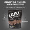 Laiki Gluten Free Rice Crackers Black Rice Resealable 3.53 Ounce Bag