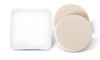 Owlfavo 2Pcs Round Makeup Sponges With 1 Travel Case Beauty Face Primer Compact Powder Puff Blender Sponge Replacement For Cosmetic Flawless