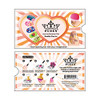Pueen Nail Art Stamping Plate Double Fun 01 Layering Collection 125X65Mm Unique Nailart Polish Stamping Manicure Image Plates Accessories