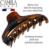 Camila Paris Cp2370 French Hair Clips For Women 3.5 Medium Claw Clip Strong Hold All Day Girl Large Claw Clips For Thick Hair No Damage No