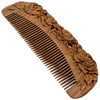 Yoy Handmade Carved Natural Sandalwood Hair Comb Anti Static No Snag Brush For Men S Mustache Beard Care Anti Dandruff Women Girls Head Hair