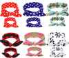 Bodermincer 6 Set 6 Colors Mom And Me Headband Hair Band Bow Knot Headbands Baby Hair Accessories Turban Baby And Mommy Cotton Headwrap Set
