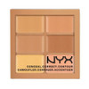 Nyx Conceal Correct Contour Palette 3Cp02 Medium 0.05 Oz