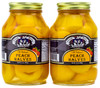 Amish Wedding Foods Old Fashioned Peach Halves 2 32 Oz Jars