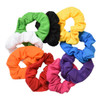9 Pack Scrunchies Hair Ties Bright Colors