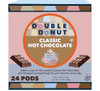 Double Donut Coffee Hot Chocolate Pods For Keurig K Cups Brewers Single Serve Classic Hot Cocoa Pods 24 Count