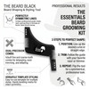 The Beard Black Beard Shaping Tool And Neckline Shaper Professional Beard Trim Guide And Stencil With Inbuilt Comb Perfect Line Up And