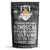 Fermentaholics Organic Kombucha Scoby With Twelve Ounces Of Starter Tea Live Starter Culture Makes A One Gallon Batch 1.5 Cups Of Strong