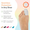 Zentoes Gel Toe Caps Silicone Toe Protectors 6 Pack Large White
