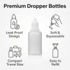 Erioctry 10Pk 50Ml Squeezable Dropper Bottles
