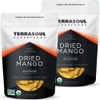 Terrasoul Superfoods Organic Dried Mango Slices 2 Lbs 2 Pack Naturally Sweet And Tart No Added Sugar Healthy Prebiotic