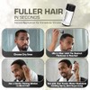 Hair Fibers For Thinning Hair 0.42 Oz Real Human Hair Building Fibers To Conceal Bald Spots And Thinning Hair Root Touch Up And Volumizer