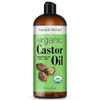 Natural Riches Usda Organic Castor Oil Cold Pressed For Dry Skin Hair Loss Dandruff Hair Growth And Thicker Eyelashes And Eyebrows 16 Fl. Oz