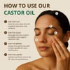 Rejuvenaturals Castor Oil Organic Cold Pressed Glass Bottle 16Oz 100 Percent Pure